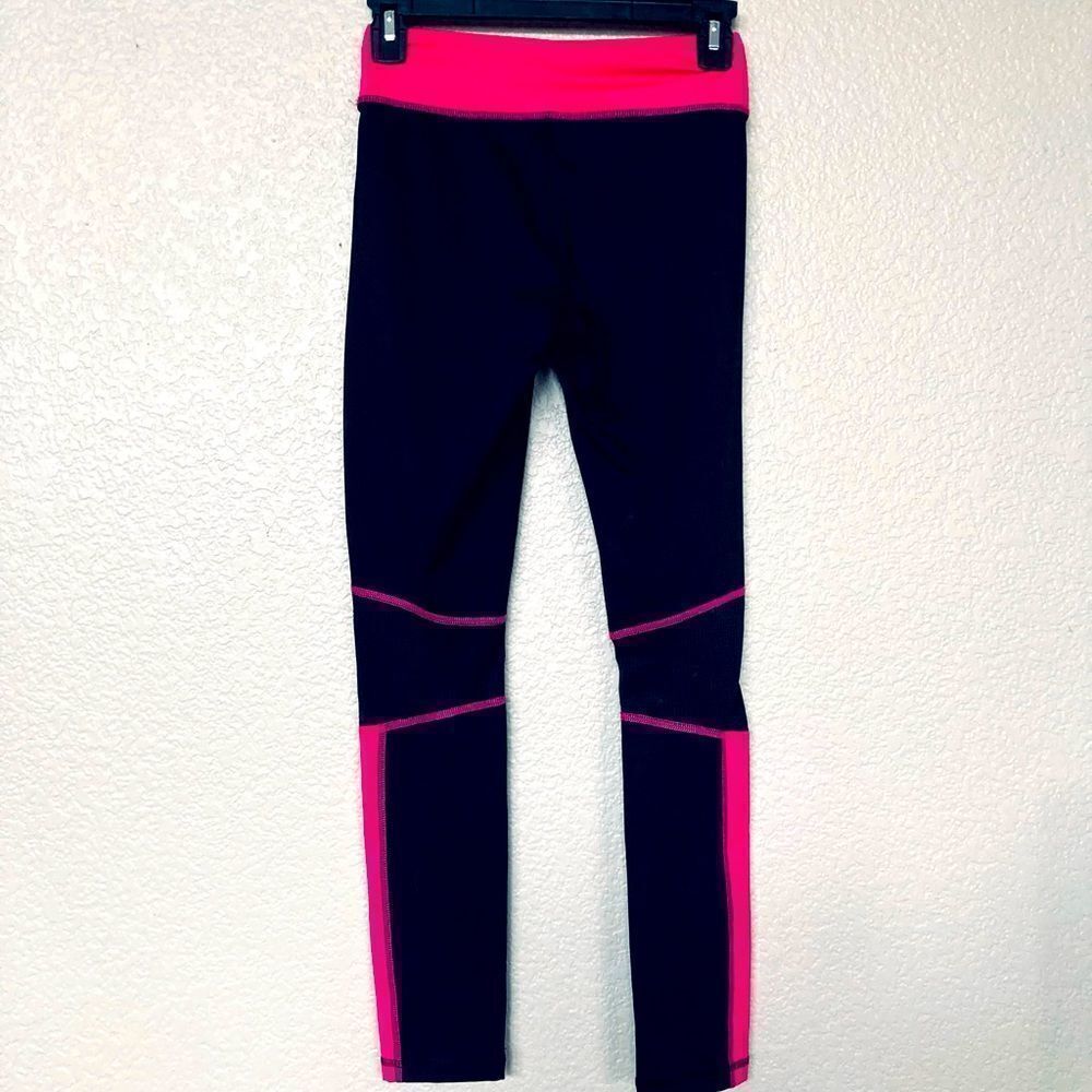 BCG Hot Pink Mesh Athletic Active Leggings S
